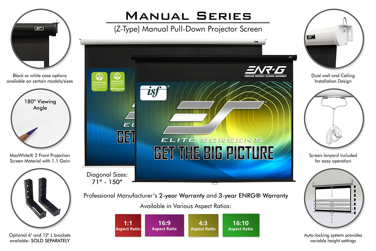 Elite Screens M100XWS1: Elite 70